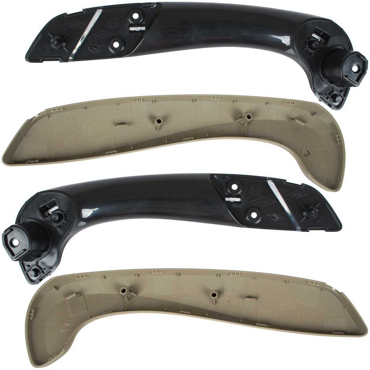 Renault Megane III 08-16 front left + right BEIGE inner door handle 2 pcs. SET