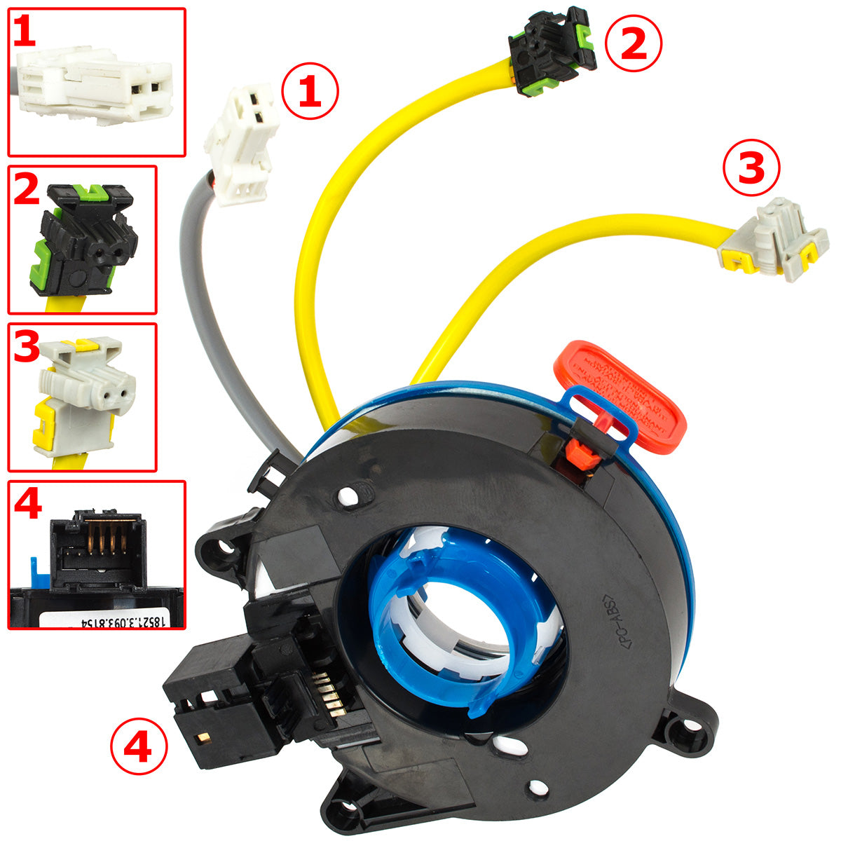 Fiat Linea 2006 - steering wheel AIRBAG clock spring / squib ring