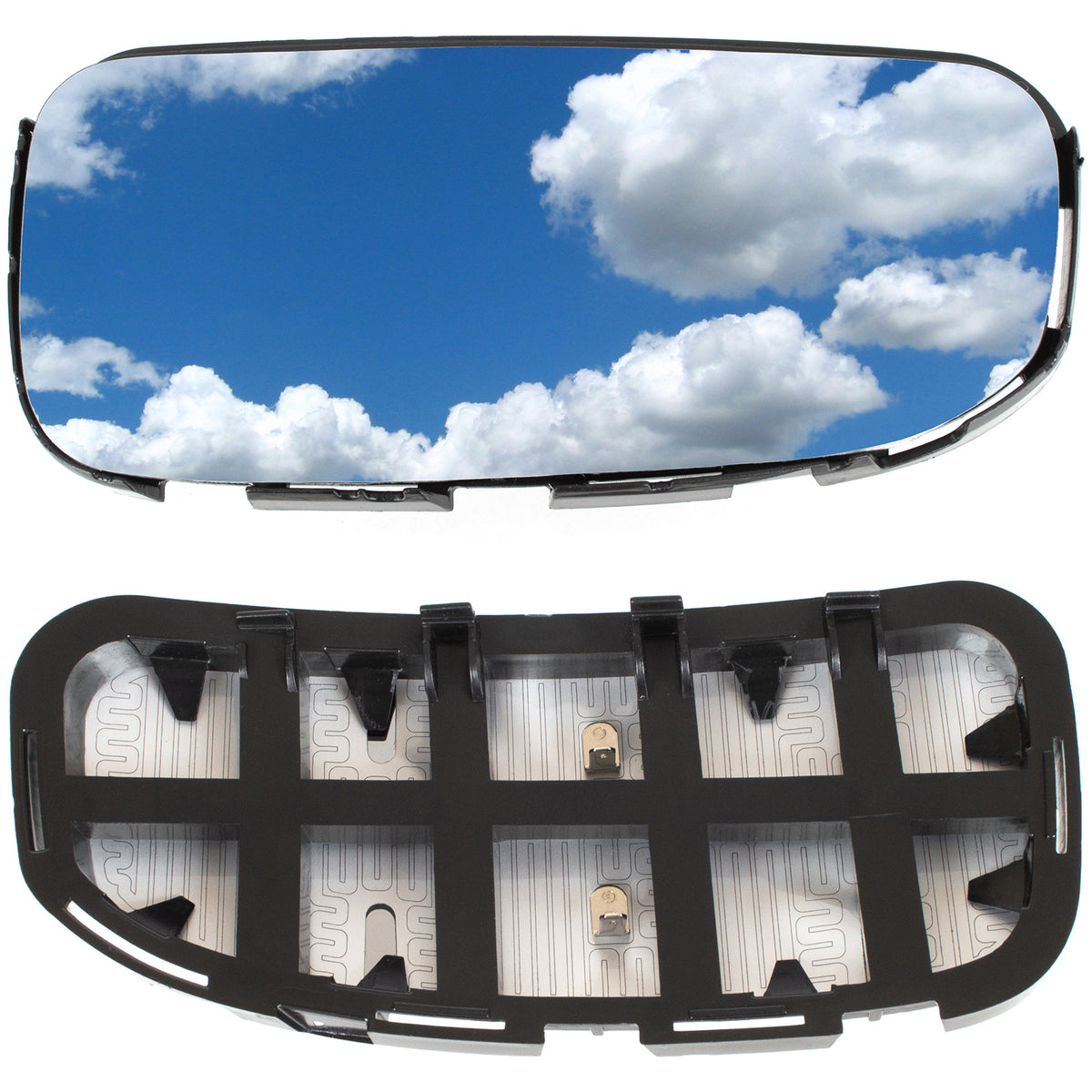 MAN TGE 17-23 mirror glass LOWER HEATED right
