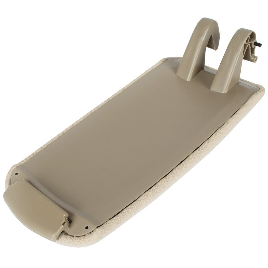 Audi A4 B6 00-04 armrest lid with button and upholstery COMPLETE BEIGE FABRIC THICK HINGES