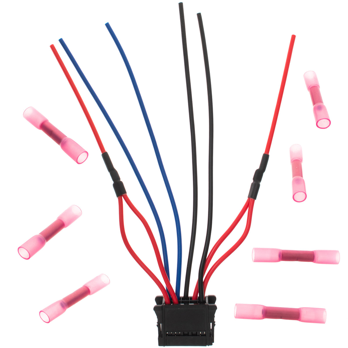 Renault Clio III Grand Scenic II Megane II Modus Scenic II Twingo II Wind wiring harness with 8-pin resistor plug