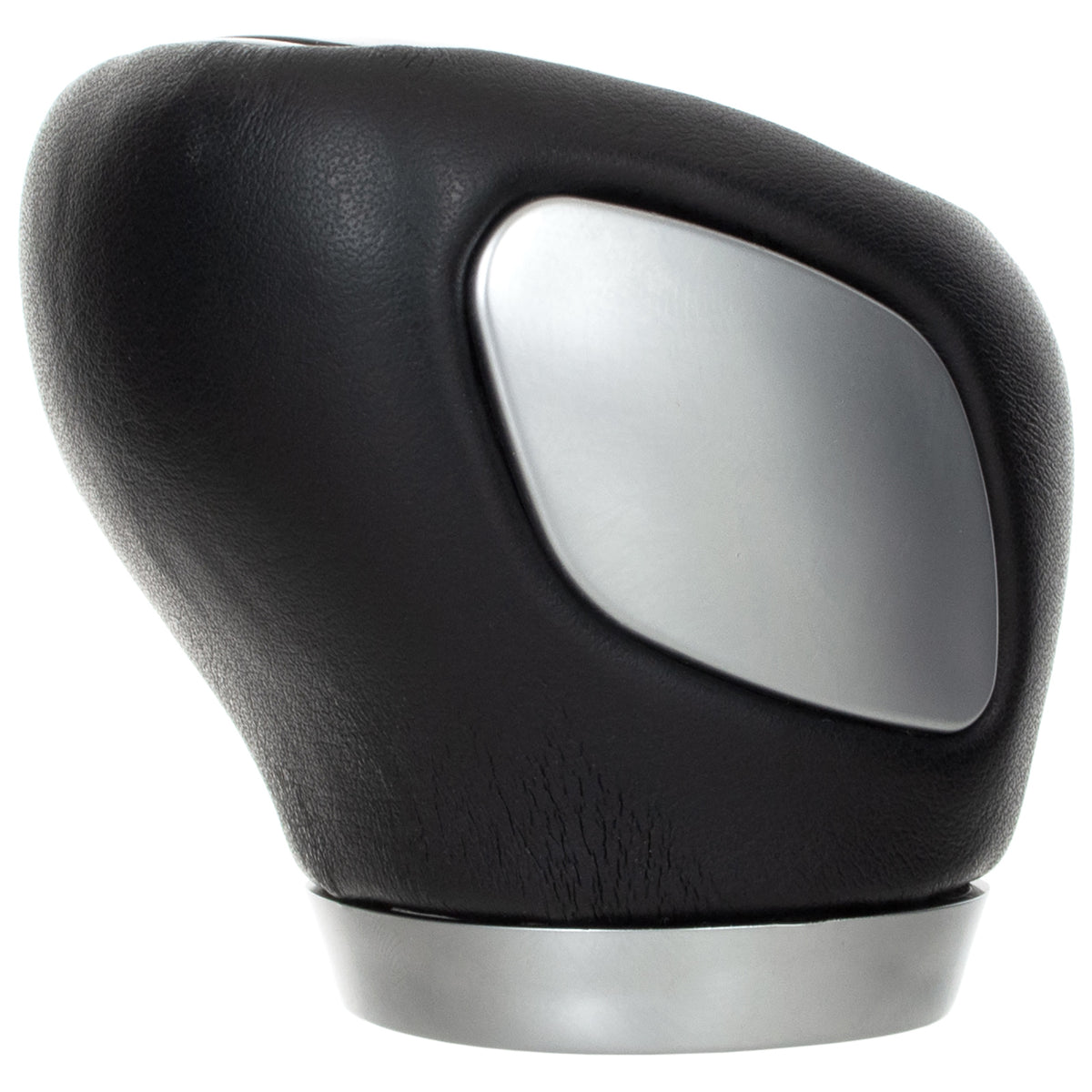 Chevrolet Cruze 08-15 Gear Knob BLACK ECO-LEATHER + SILVER 6 SPEED