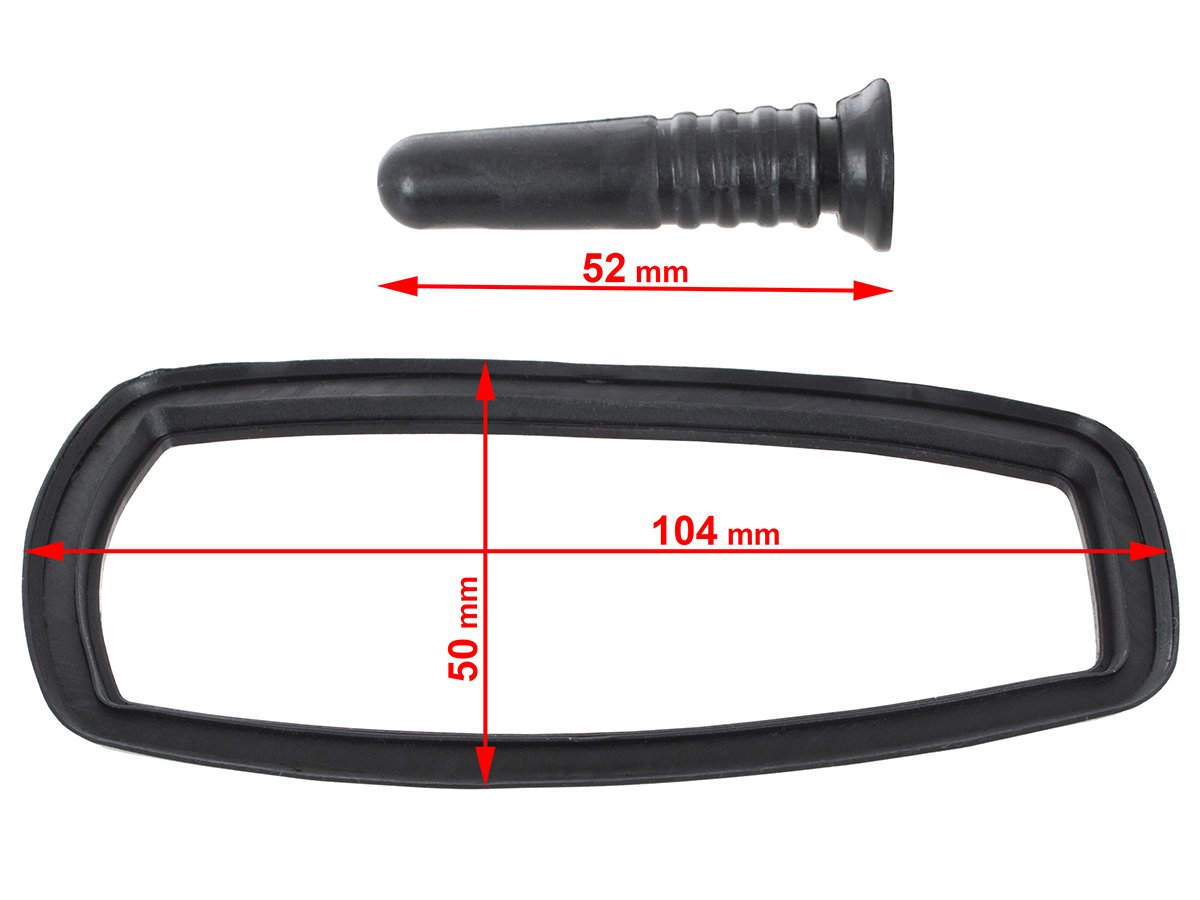 Mercedes W210 E-Class 95-02 gasket + GPS / NAVI roof antenna cover 2 pcs. SET
