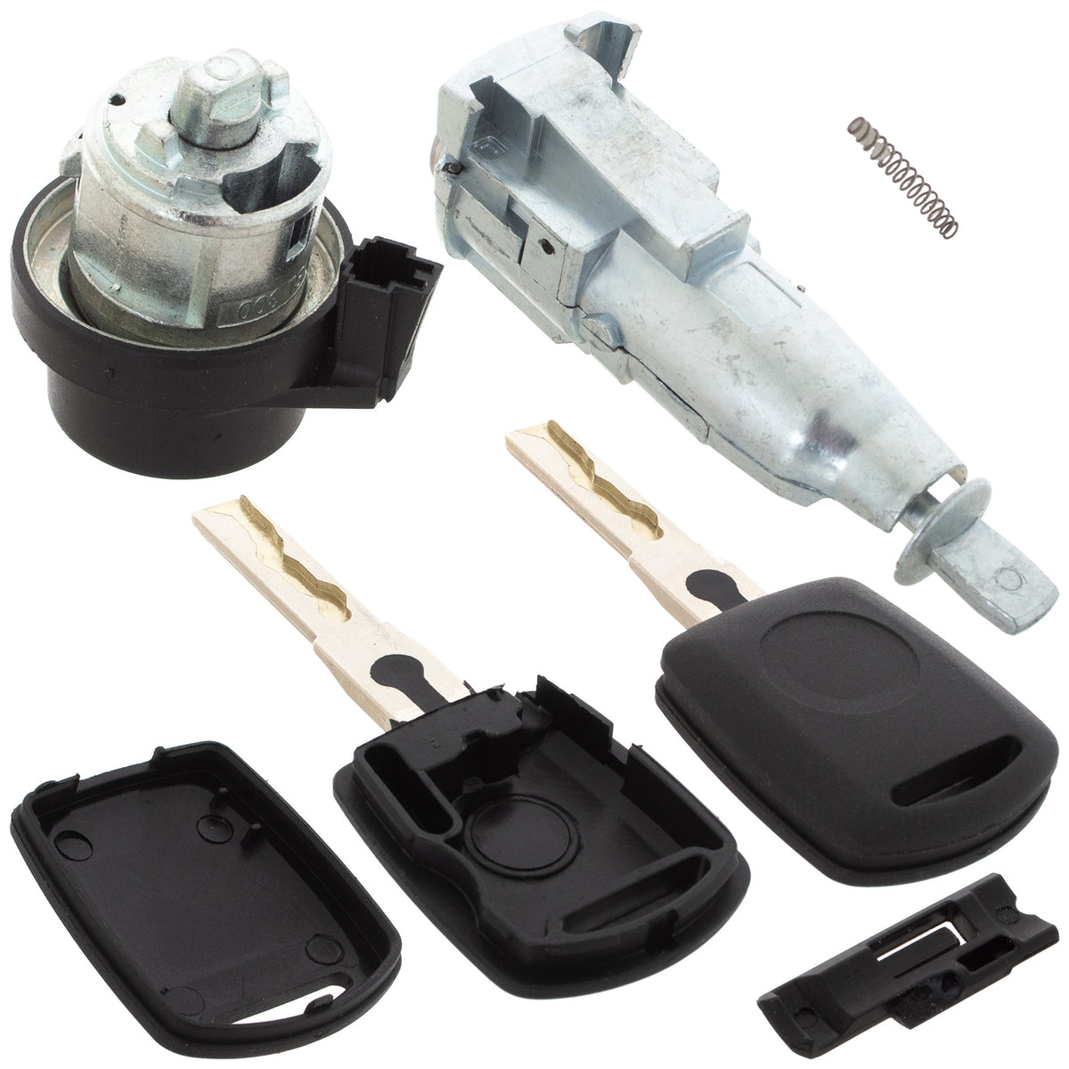 Skoda Octavia I 96-10 ignition switch insert + 2 pcs. door lock cylinder set