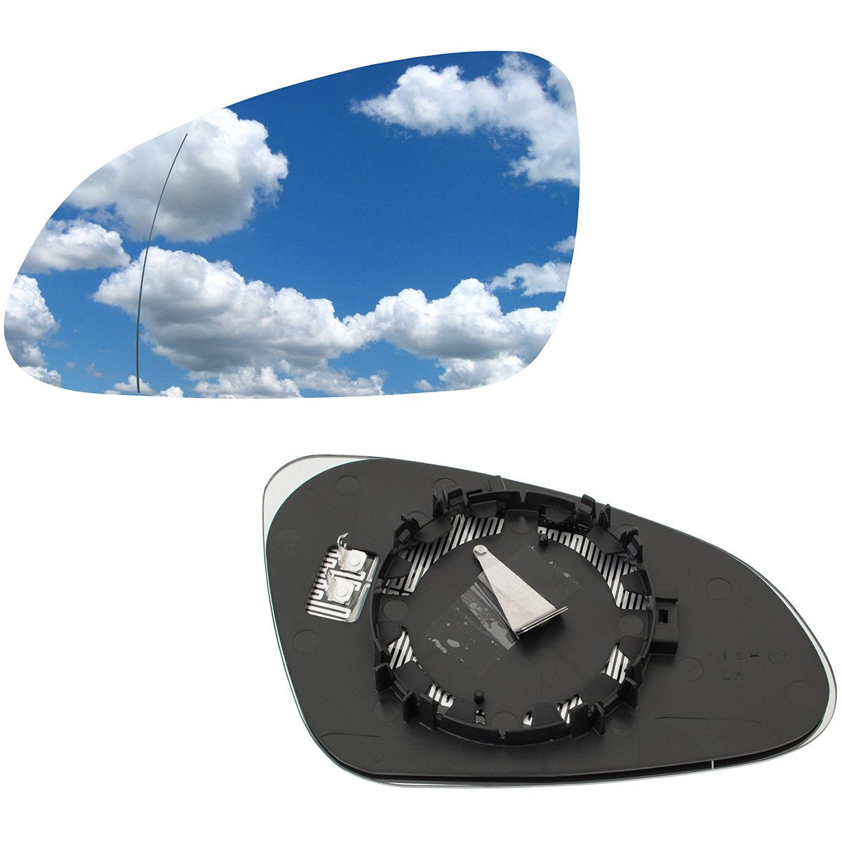 Opel Astra IV J 2009- HEATED mirror insert left