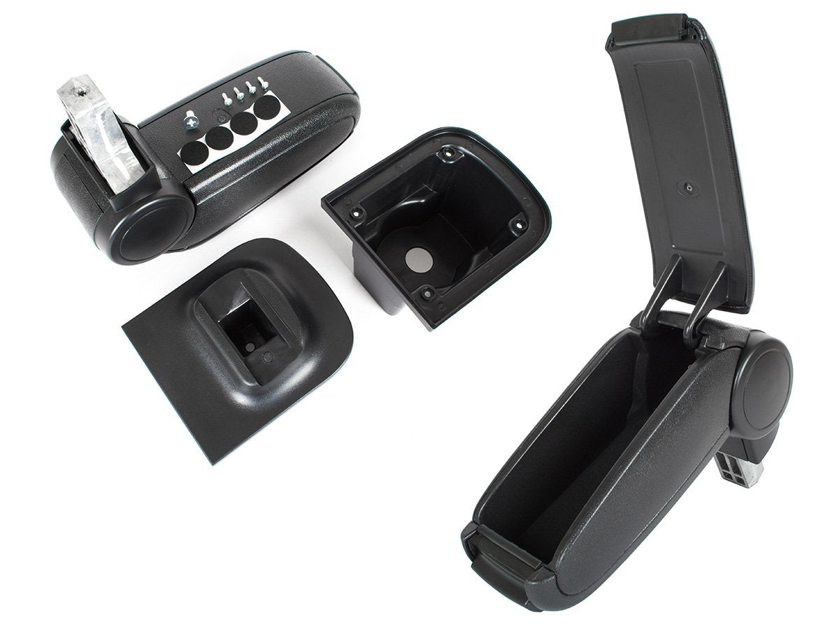 Opel Astra IV J 09-19 armrest COMPLETE BLACK ECO-LEATHER + mounting kit