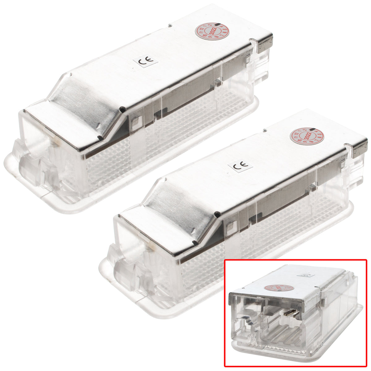 Peugeot 1007 206 206+ 207 208 3008 306 307 308 406 407 5008 607 806 807 Expert Partner RCZ LED interior / trunk lights 2 pcs. SET
