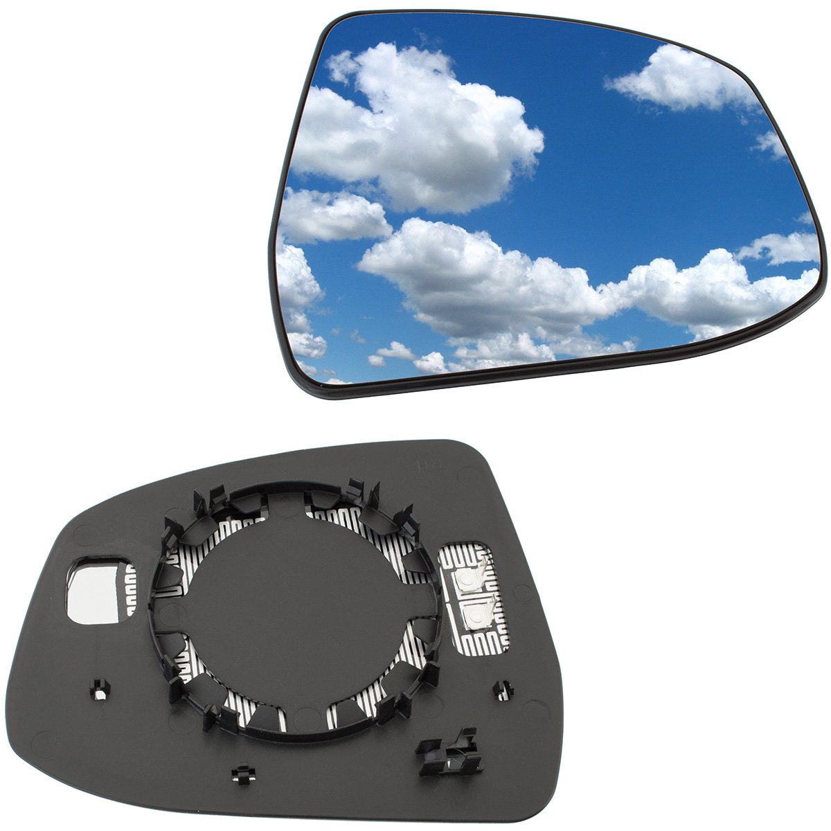 Ford Focus Mk2 FL 08-11 mirror glass HEATED right