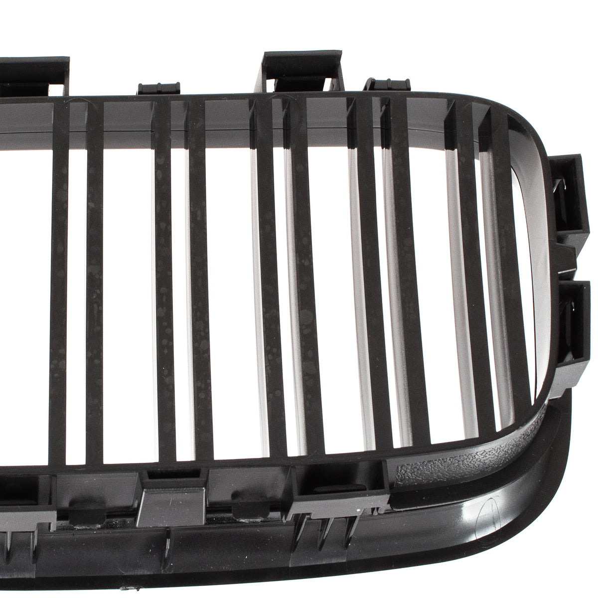 BMW 3 E36 91-96 grilles between headlights (kidneys) left + right set BLACK GLOSSY DOUBLE BAR