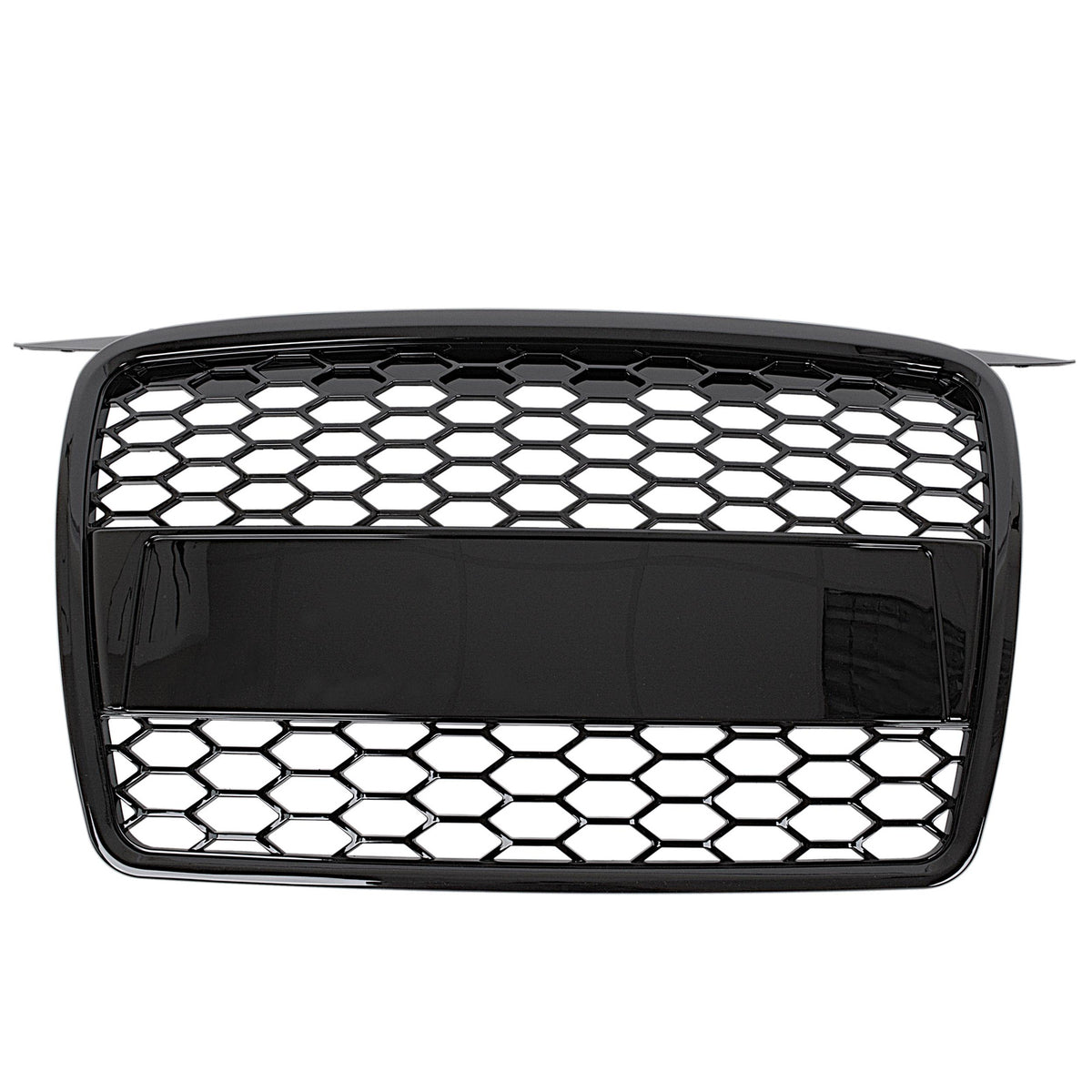 AUDI A3 8P 04-08 Grille between headlights RS LOOK HONEYCOMB BLACK