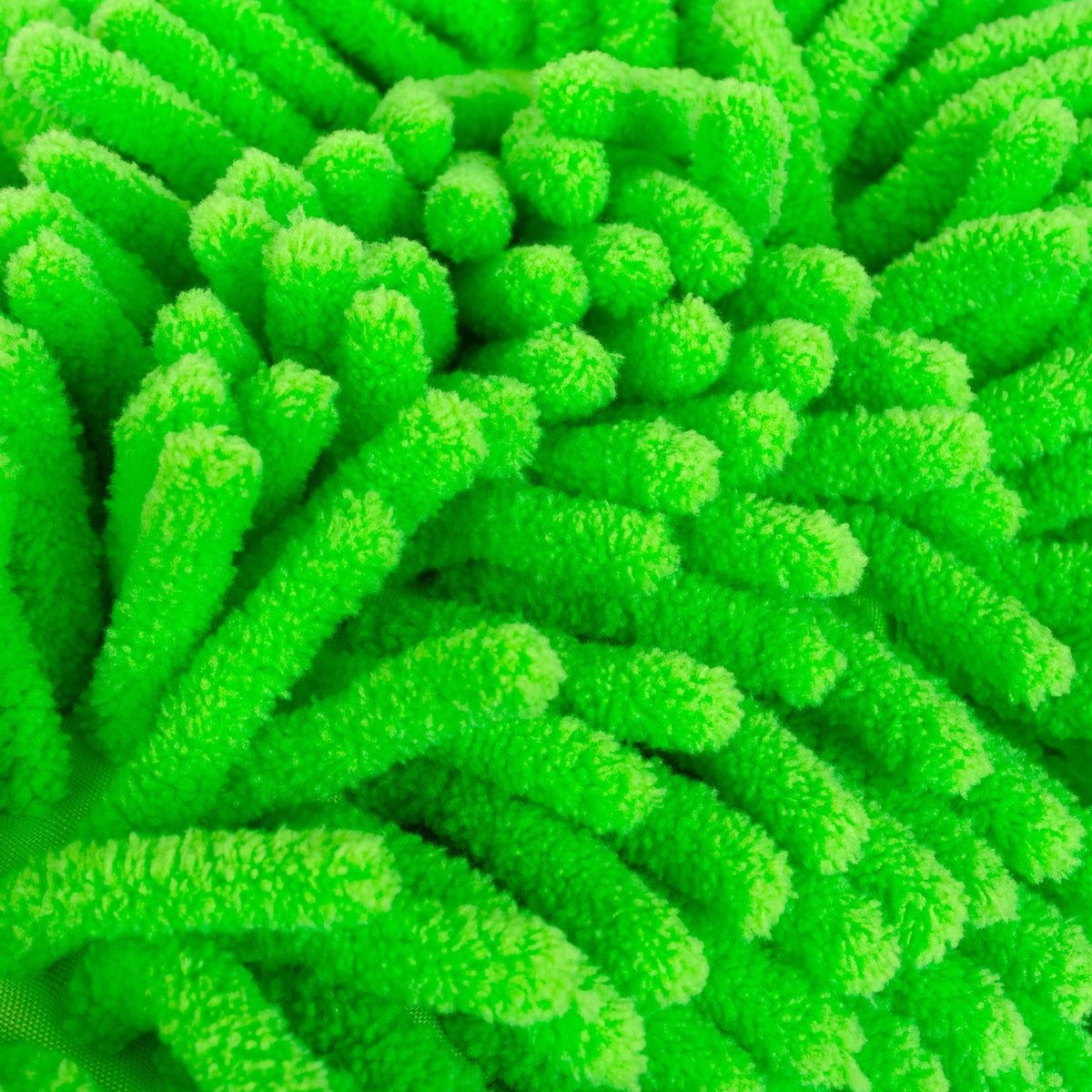 M MODECAR Chenille Wash Mitt 20x28cm GREEN