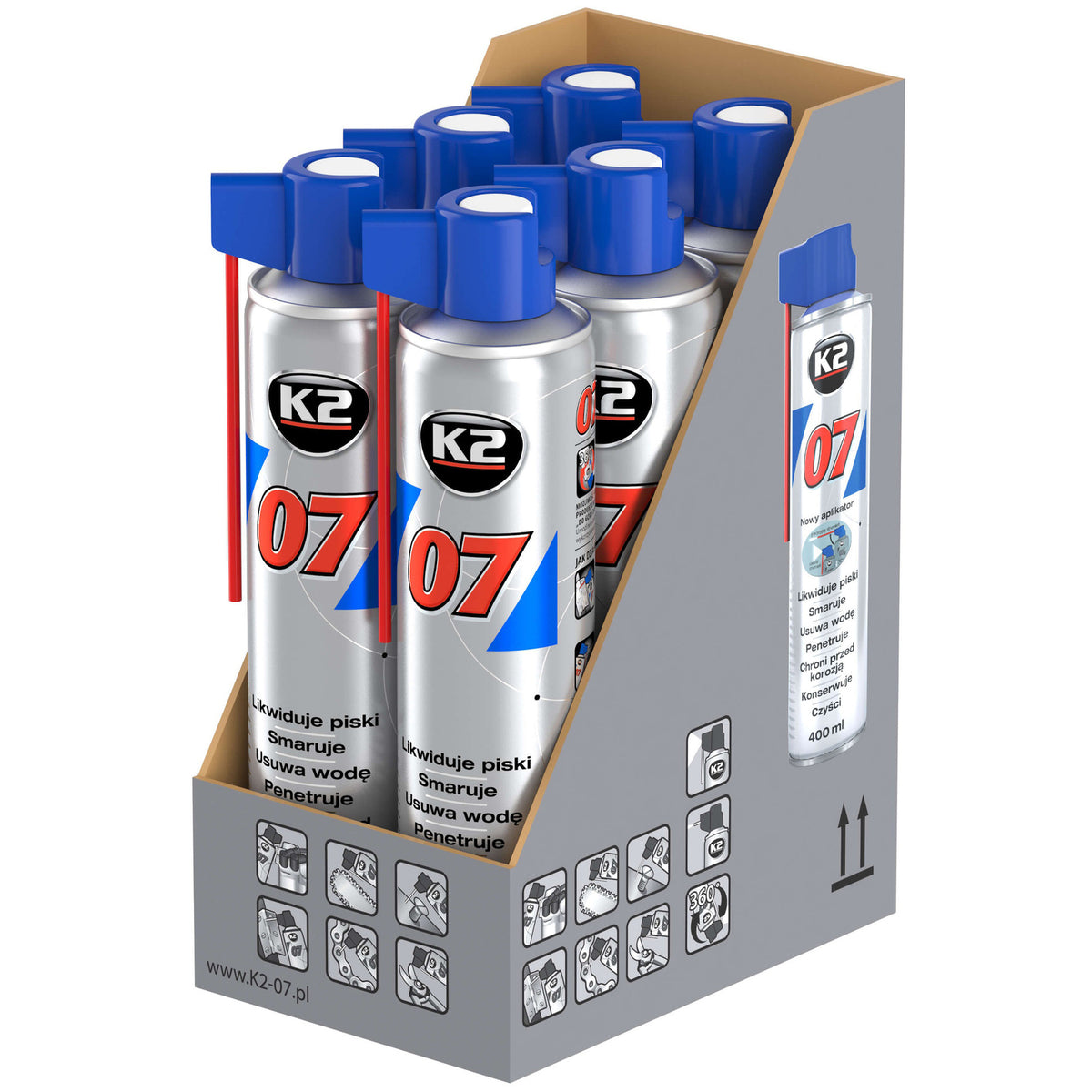 Preparat wielofunkcyjny K2 07 400ml 0740