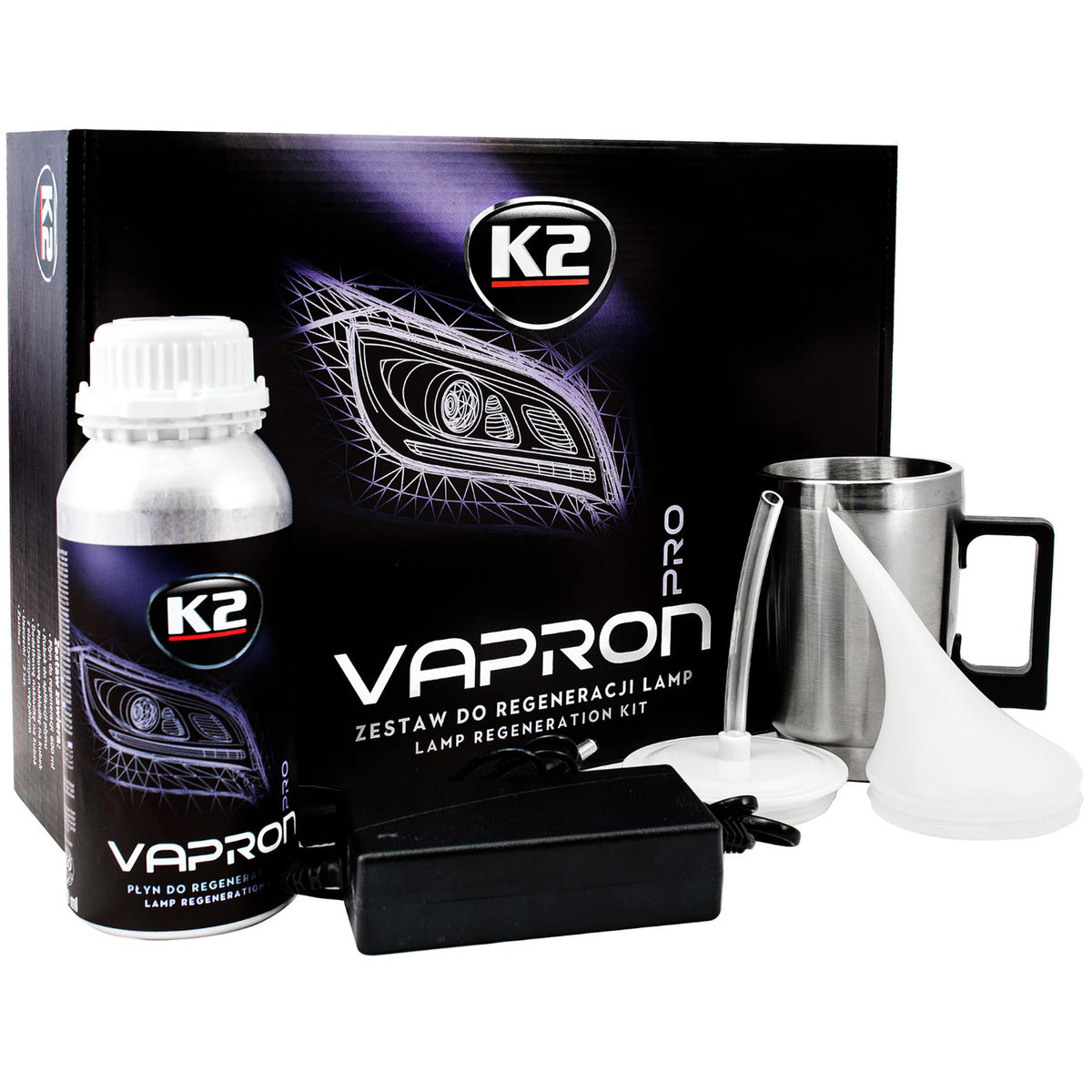 Zestaw do regeneracji lamp K2 VAPRON PRO D7900