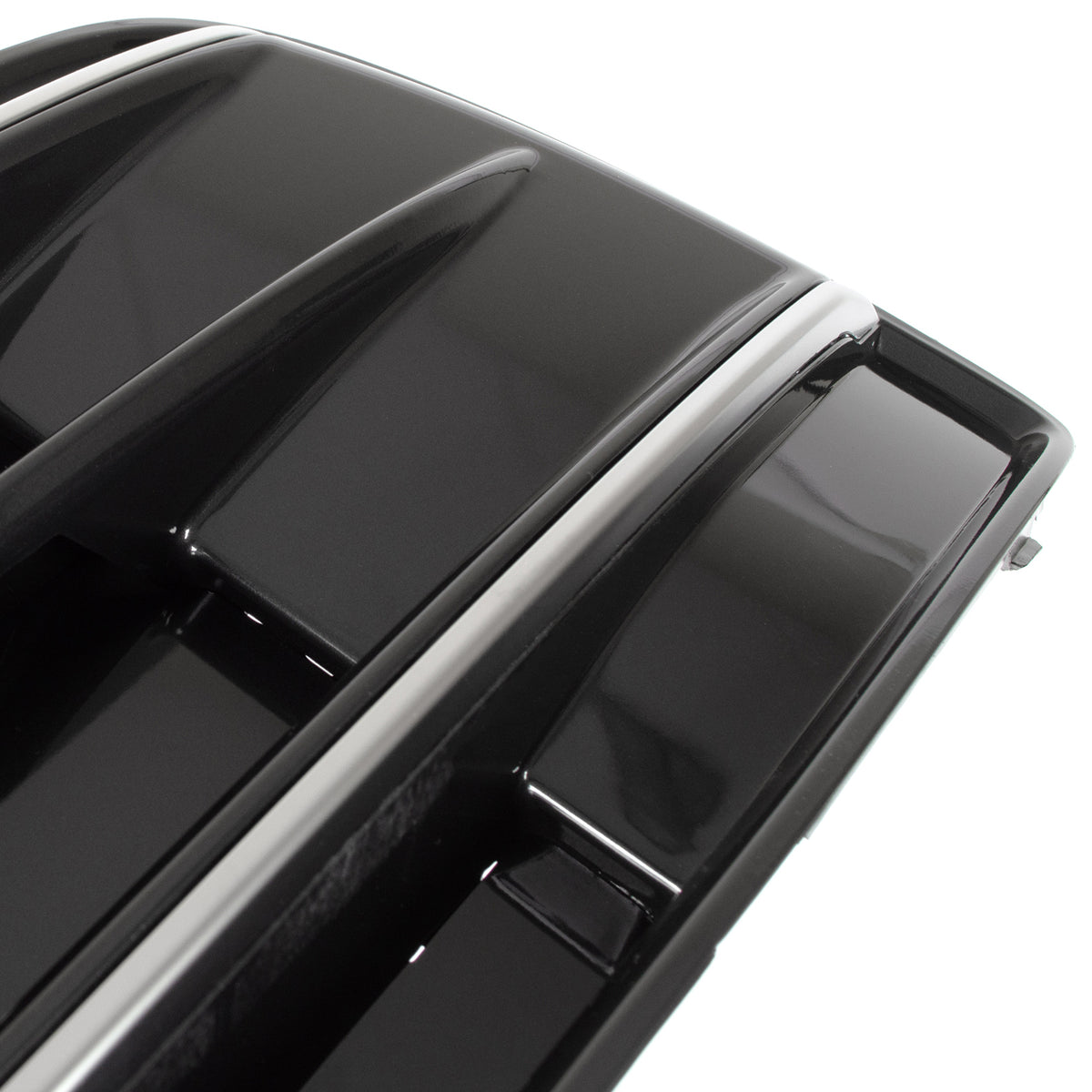 Audi Q5 FY 16-20 WITHOUT FOG LIGHTS front bumper grille BLACK + SILVER left