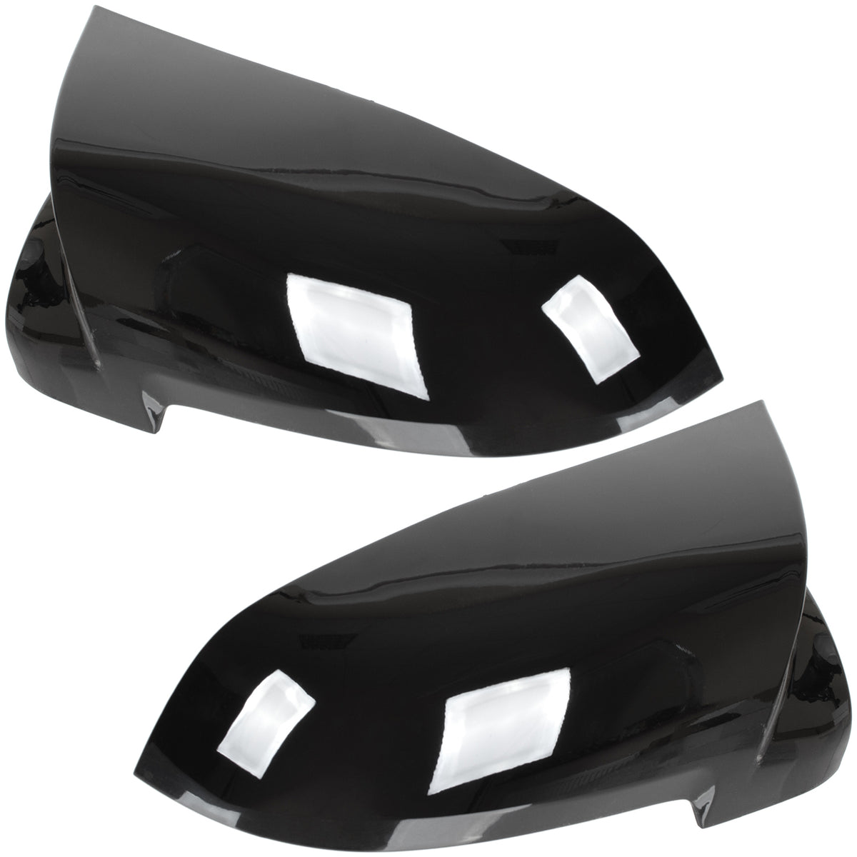 BMW 5 F07 F10 F11 13-17 mirror cover BLACK GLOSSY left + right 2 pcs. SET
