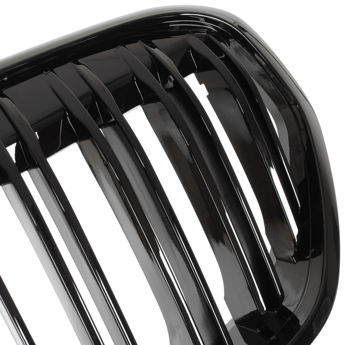 BMW X1 F48 19-22 grille (kidneys) BLACK GLOSSY DOUBLE BAR