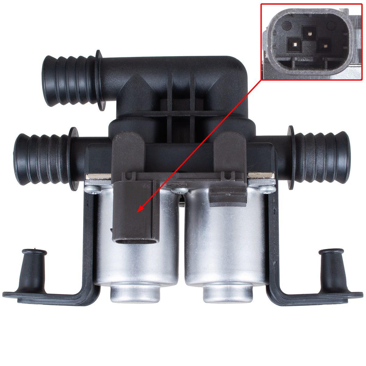 BMW X5 E53 03-06 water heater solenoid valve