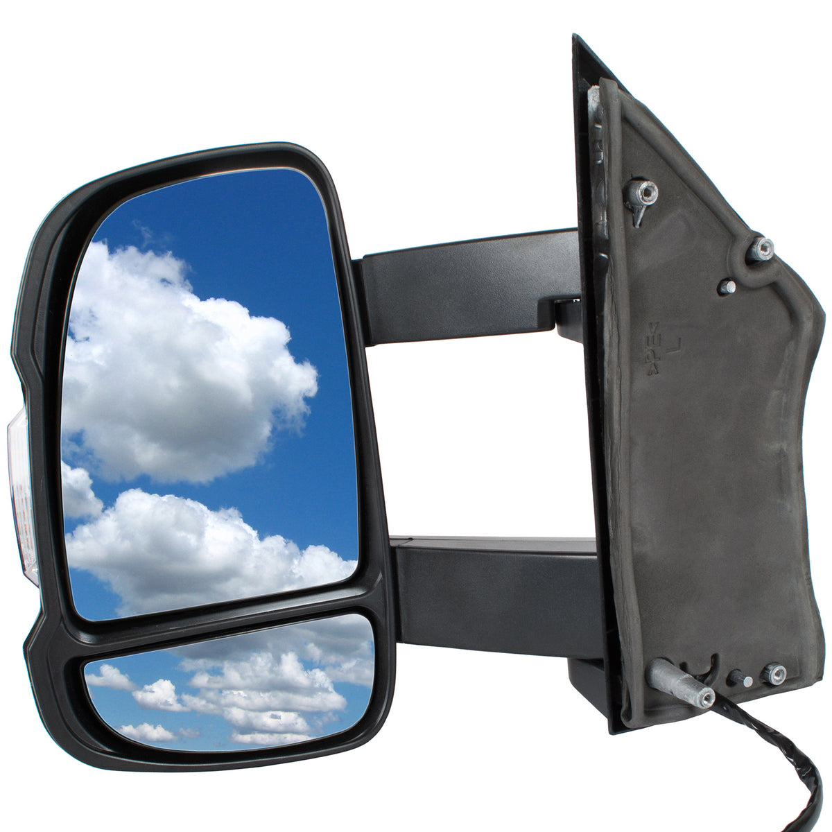 Fiat Ducato 2006 - electric heated exterior mirror LONG ARM WITHOUT SENSOR (2 types of plug) left