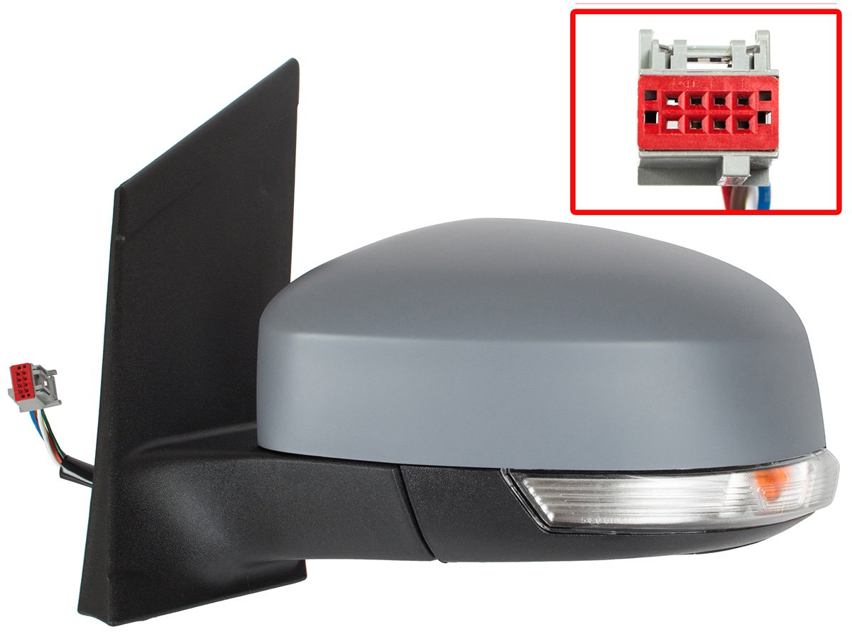 Ford Focus Mk2 08-10 electric heated wing mirror FOR PAINTING left