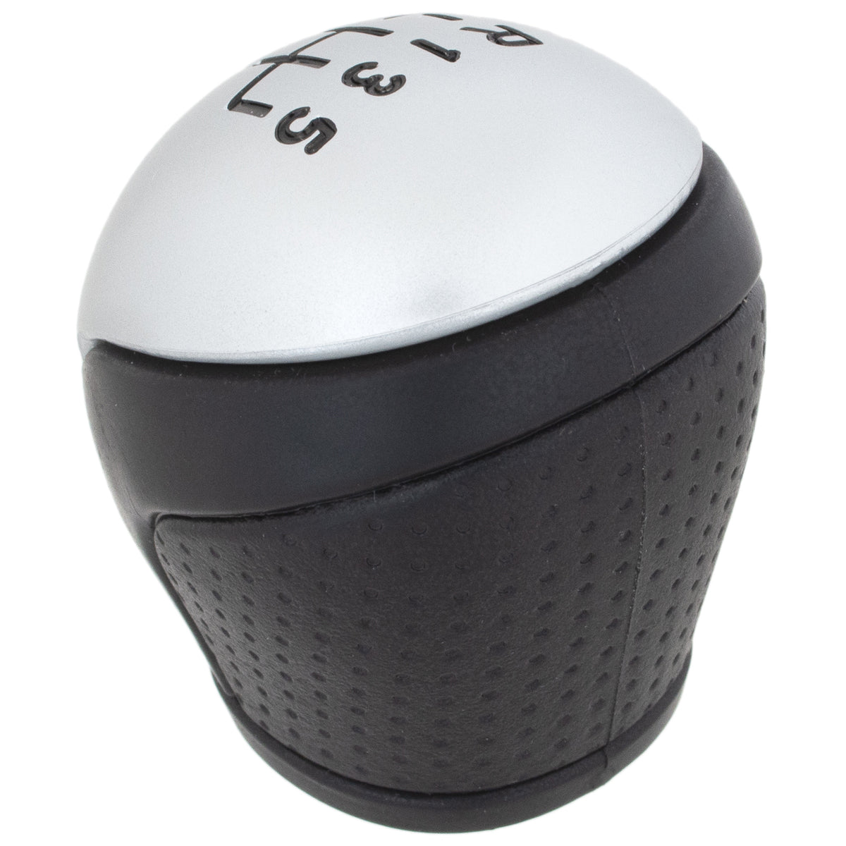 Peugeot 207 gear knob BLACK + SILVER 5 SPEED