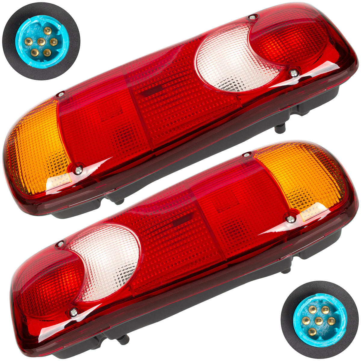 Peugeot Boxer II 2006- BOX rear light left + right 2 pcs. SET