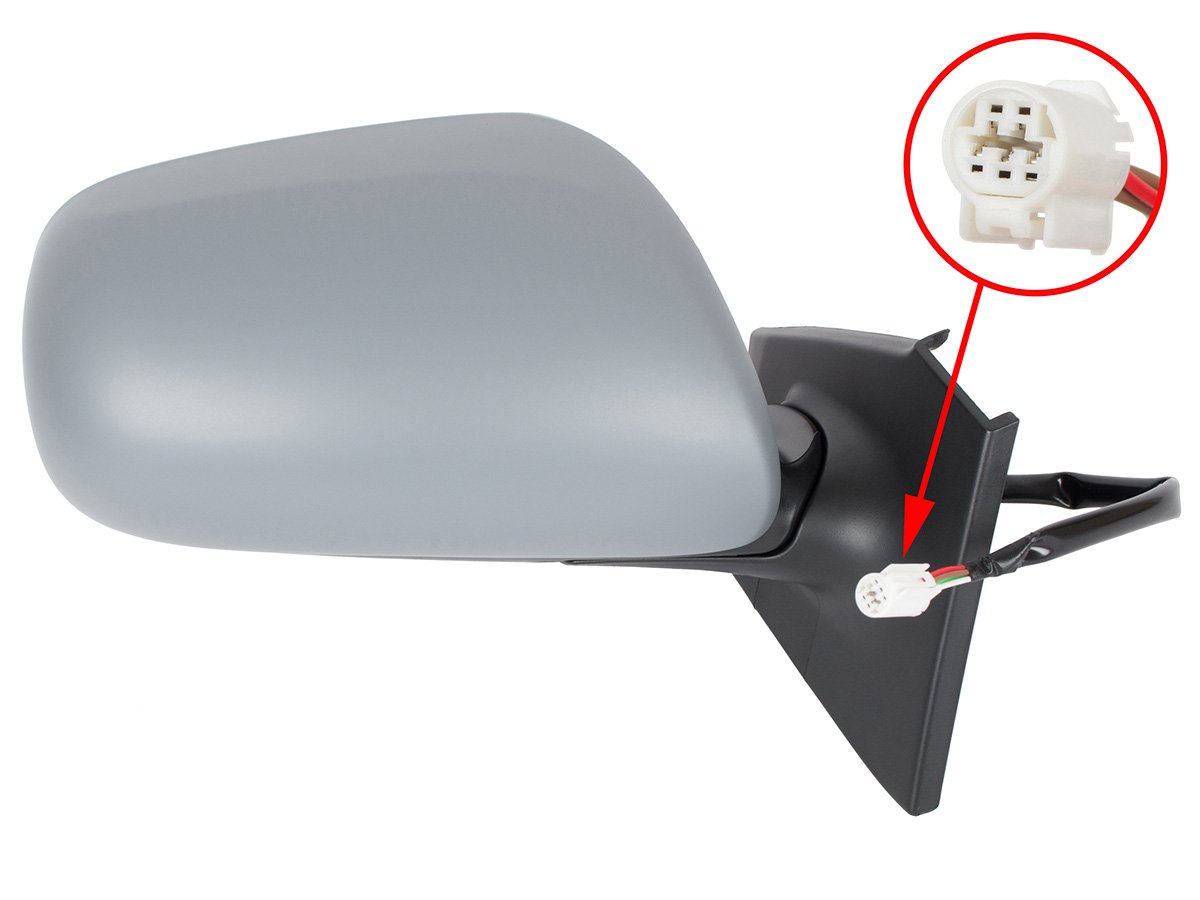Toyota Yaris II 06-11 lusterko zewnętrzne elektryczne ogrzewane DO MALOWANIA prawe