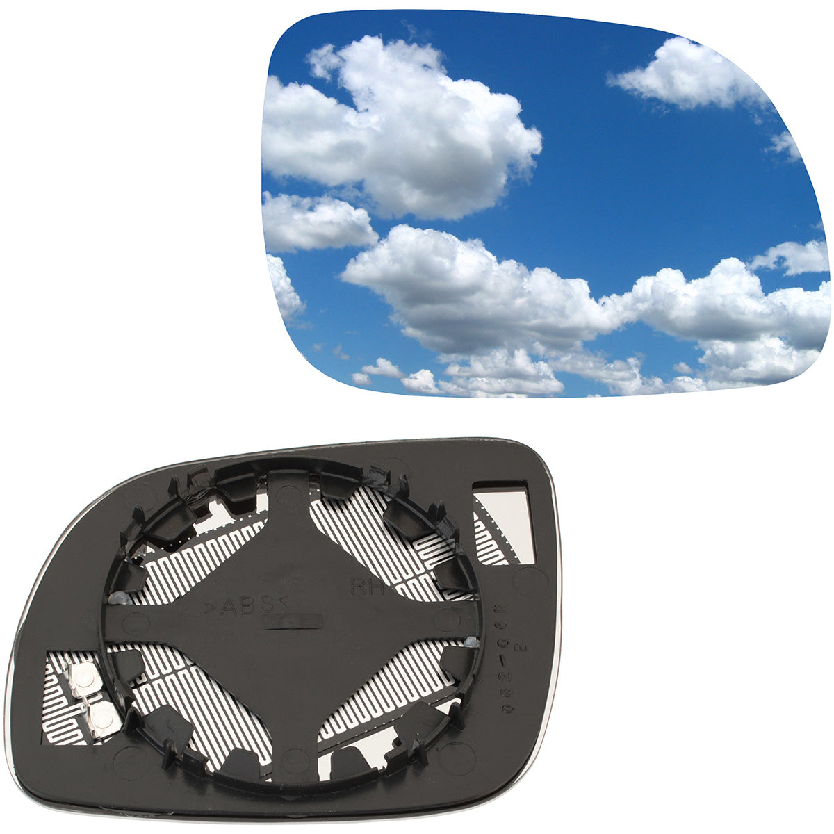 VW Golf IV 97-03 mirror glass SMALL HEATED right