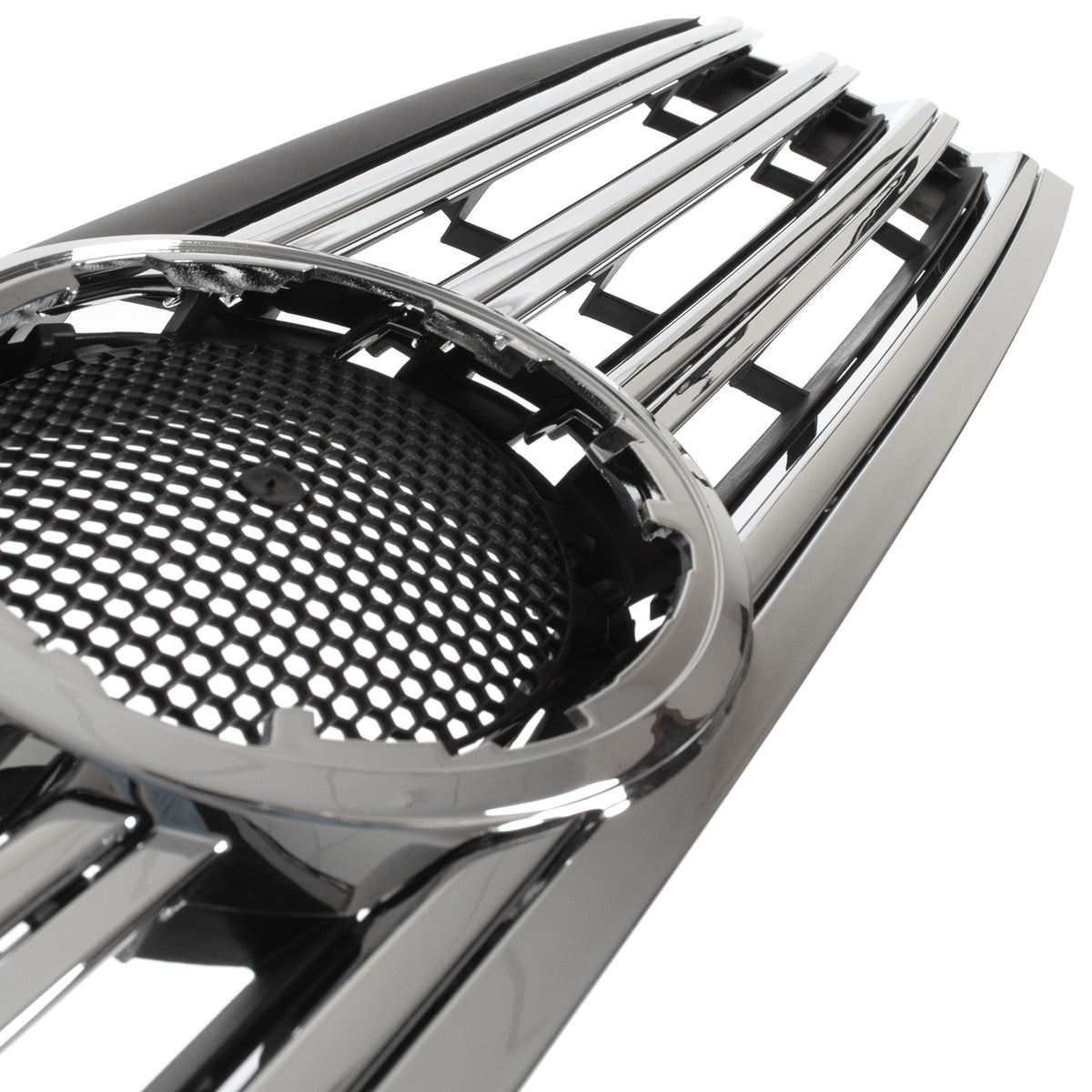 VW Passat B7 10-14 grille between headlights (grill) BLACK + CHROME