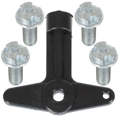 Opel Agila A Astra F G Classic Calibra Corsa B C Kadett E Omega A B Senator B Tigra A Vectra A B Zafira A key + 4 hubcap screws COMPLETE NORMAL VERSION 28 MM