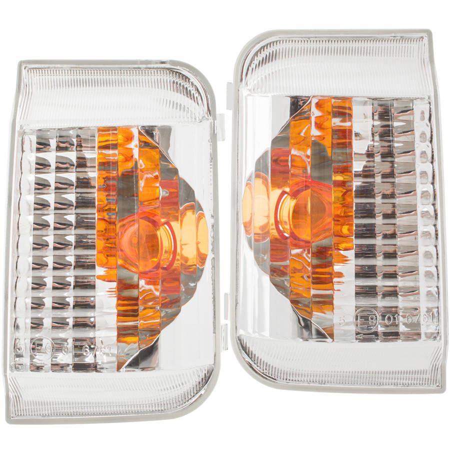 Fiat Ducato 2006- turn signal in mirror ORANGE INSERT left + right 2 pcs. SET