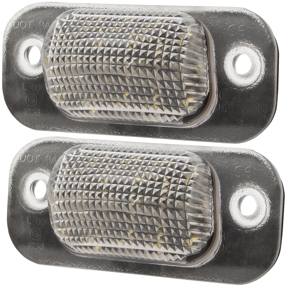 Seat Cordoba Ibiza II VW Golf III H/B Cabrio Polo III Classic Variant LED license plate lights 2 pcs. set