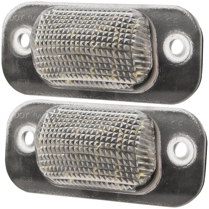 Seat Cordoba Ibiza II VW Golf III H/B Cabrio Polo III Classic Variant LED license plate lights 2 pcs. set