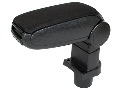 Toyota Yaris II 05-12 armrest COMPLETE BLACK FABRIC + mounting kit