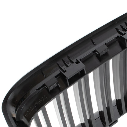 BMW 3 E36 91-96 grilles between headlights (kidneys) left + right set BLACK GLOSSY DOUBLE BAR