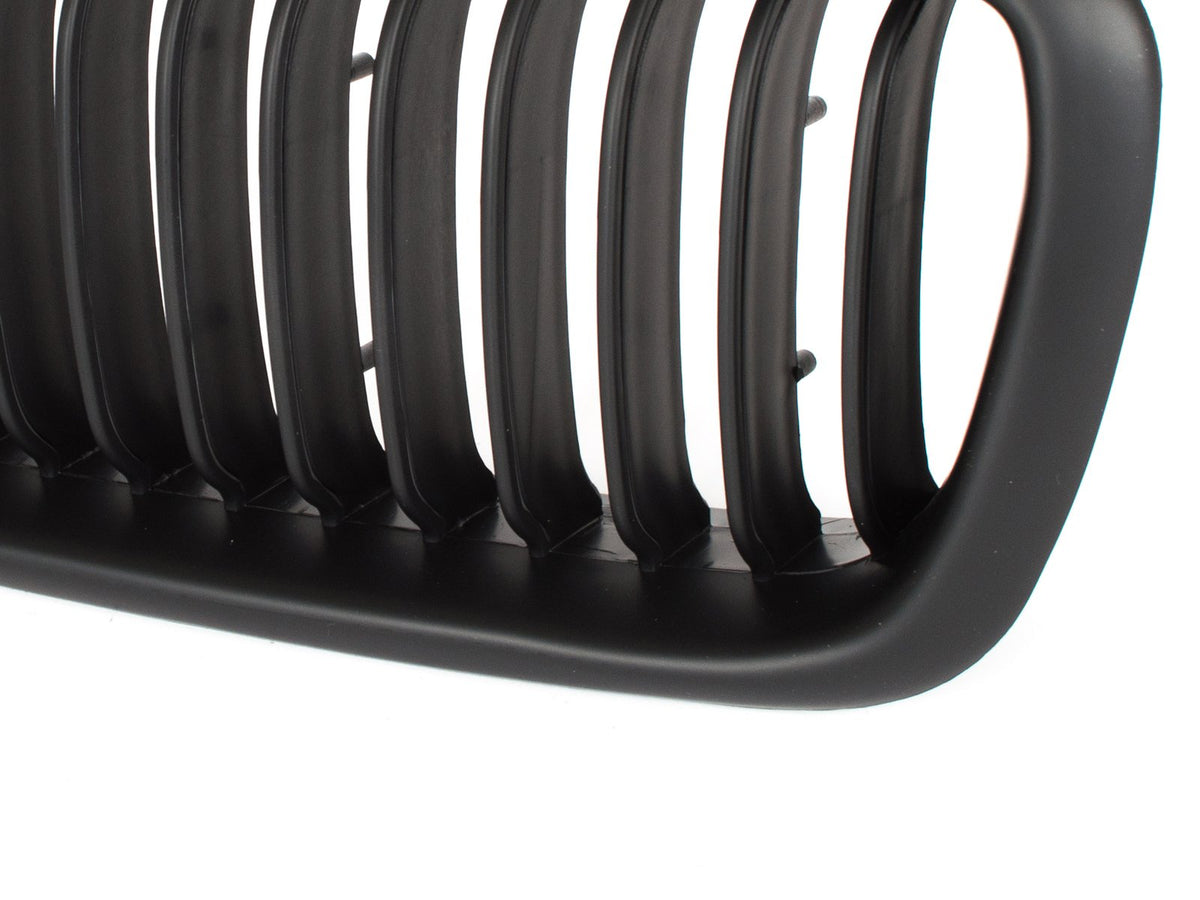 BMW 7 E38 FL 98-01 dummy grilles (kidneys) left + right set BLACK MAT