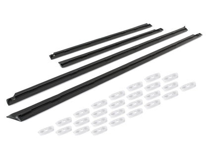 Audi A4 95-01 side lower trim 4 pcs. set + 26 pcs. CLIPS