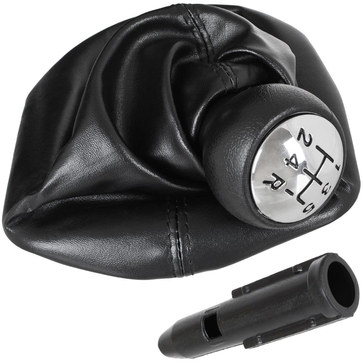 Peugeot 308 gear knob + GAITER + adapter / gear stick lever adapter 2 pcs. SET
