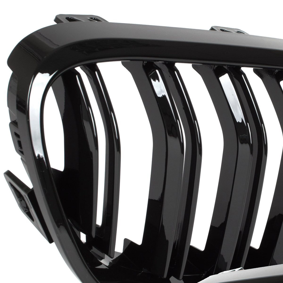 BMW 3 E92 E93 10-13 dummy grilles (kidneys) left + right set BLACK GLOSSY DOUBLE BAR