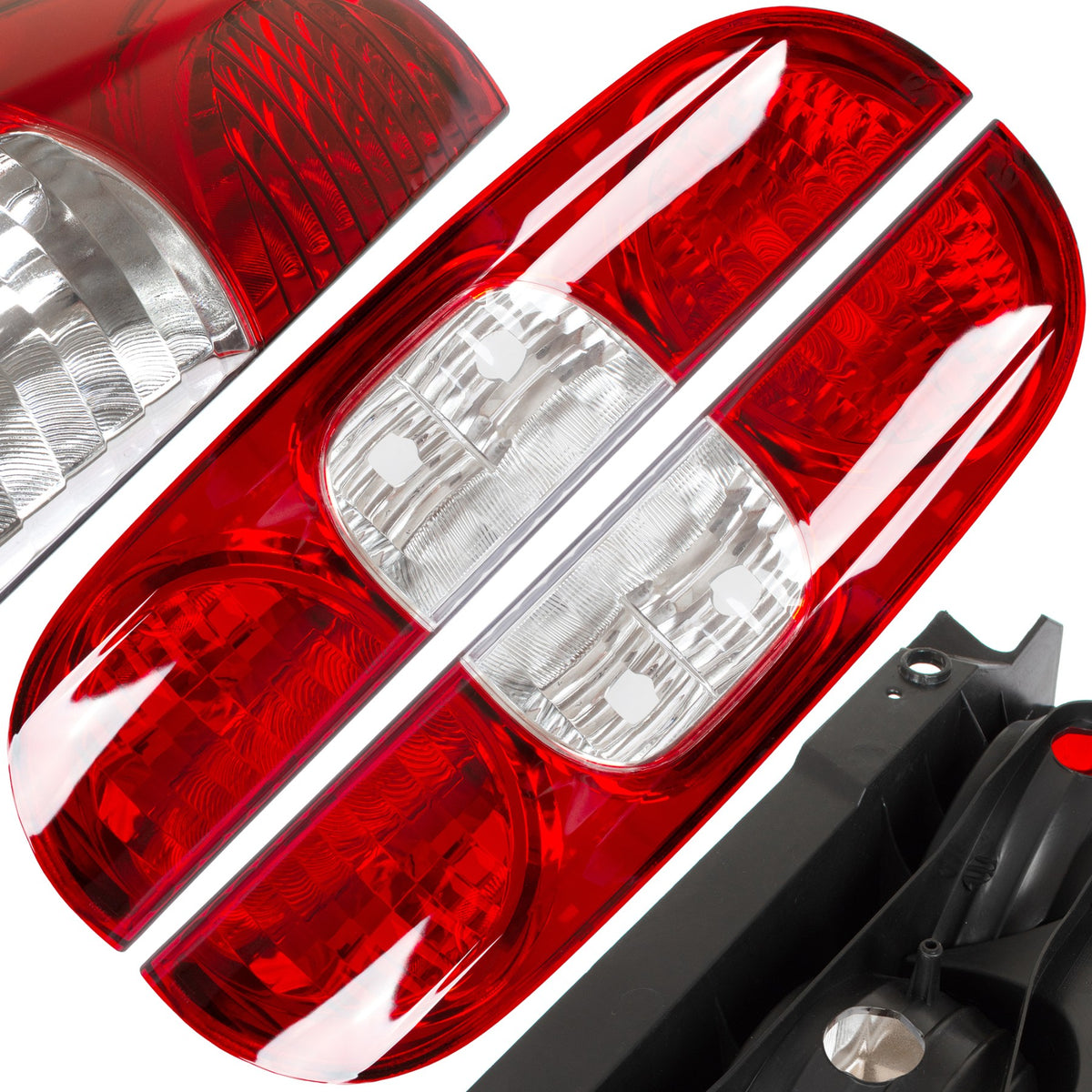 Fiat Doblo I FL 06-10 lampa tylna lewa + prawa 2 szt. KPL