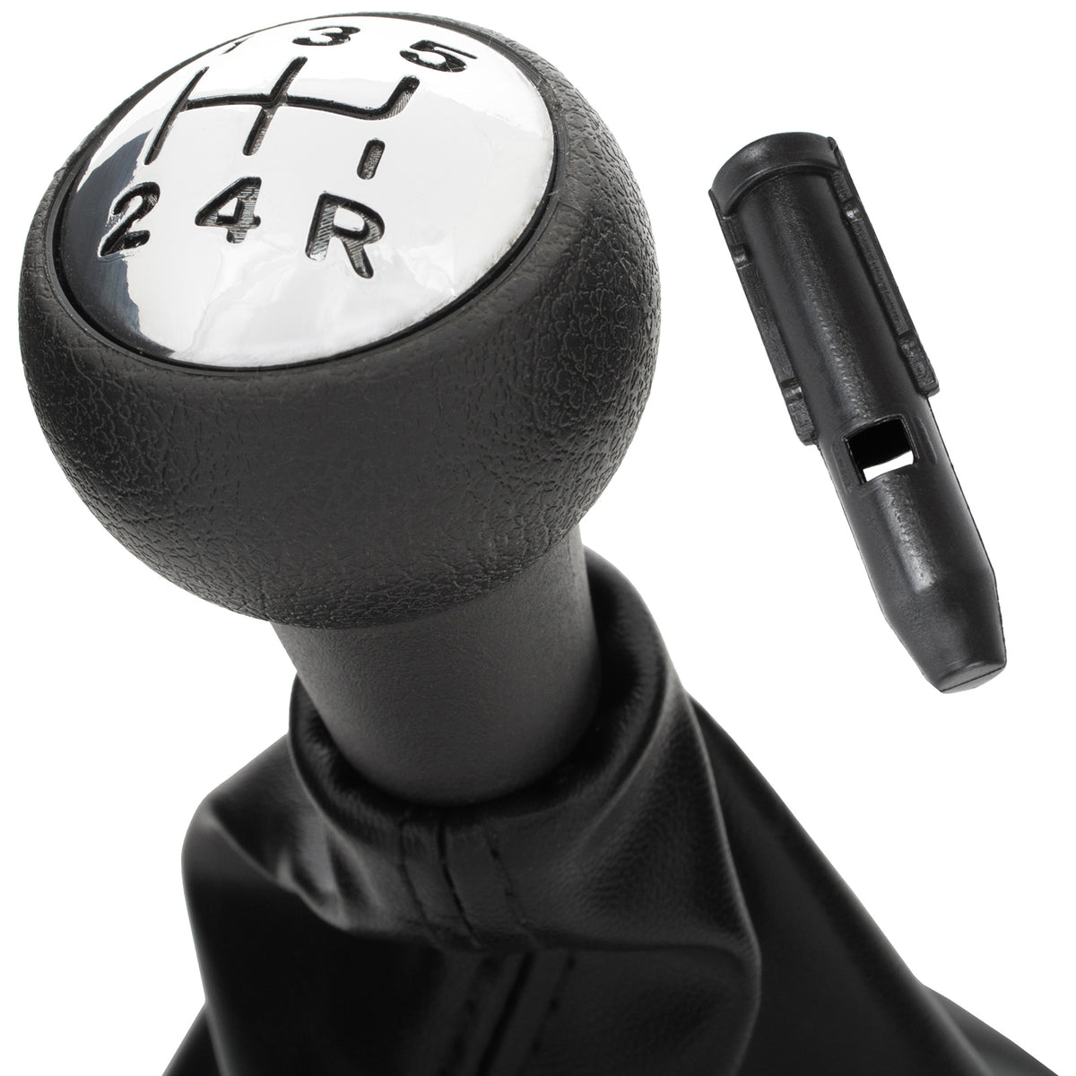 Peugeot 308 gear knob + GAITER + adapter / gear stick lever adapter 2 pcs. SET