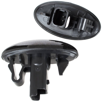 Peugeot 1007 107 108 206 206+ 301 307 4007 407 607 Expert Partner Traveller LED SMOKED DYNAMIC side indicators 2 pcs. set