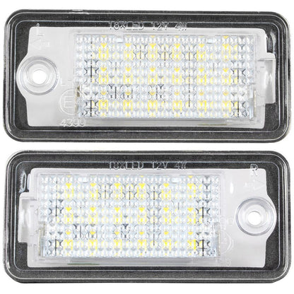 Audi A3 A4 A6 A8 Q7 LED license plate lights 2 pcs. set