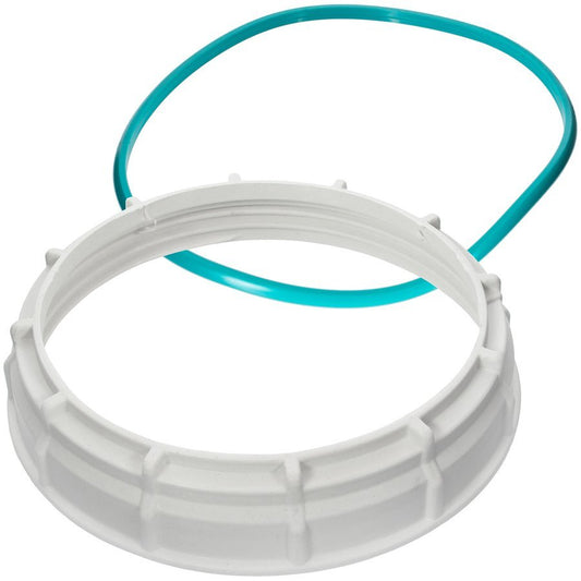 Alfa Romeo Citroen Fiat Lancia Peugeot fuel pump nut WITH GASKET
