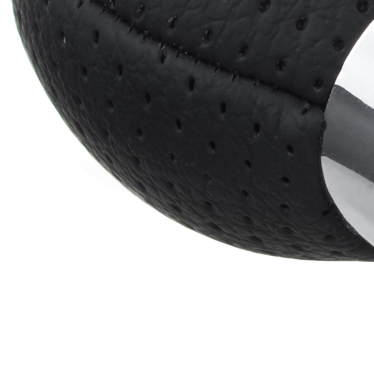 Mitsubishi Lancer VIII 2007 - Gear shift knob 6-SPEED BLACK PERFORATED ECO-LEATHER