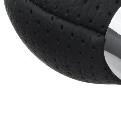 Mitsubishi Lancer VIII 2007 - Gear shift knob 6-SPEED BLACK PERFORATED ECO-LEATHER