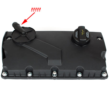 Skoda Fabia I II Octavia I II Roomster Superb I II 1.9 TDI / 2.0 TDI valve cover CONNECTION TO THE LEFT