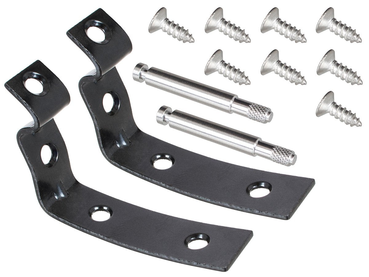 Audi A3 8P 03-12 passenger glove box hinges + pins + screws SET