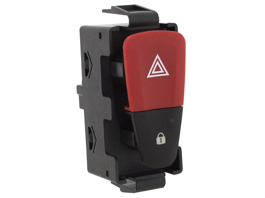 Renault Megane III 2008- RED hazard warning light switch + door lock