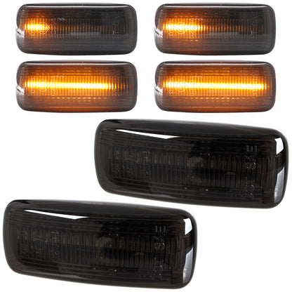 Audi TT 8N 98-06 LED SIDE INDICATOR SMOKED DYNAMIC 2 pcs. SET