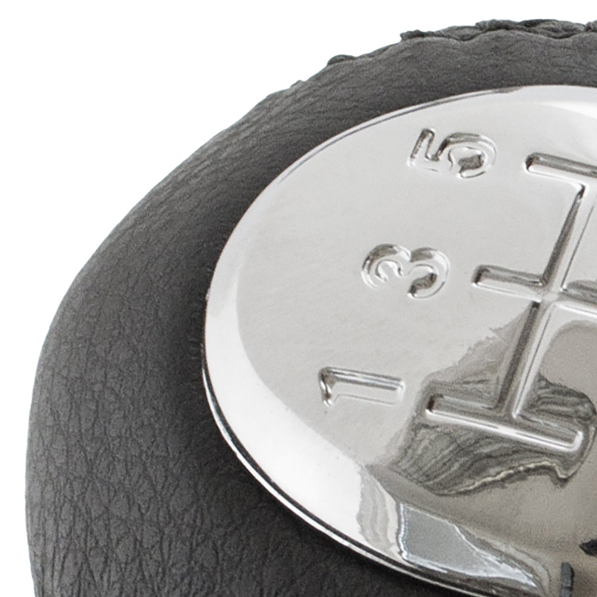 Mazda 323/323F BJ 98-04 gear knob BLACK LEATHER 5 SPEED 12 MM